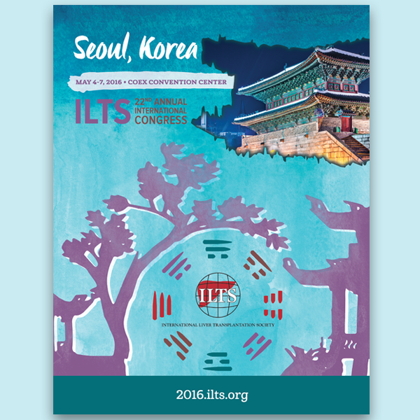 One-sheet ad designed for an International Congress in Seoul, Korea.