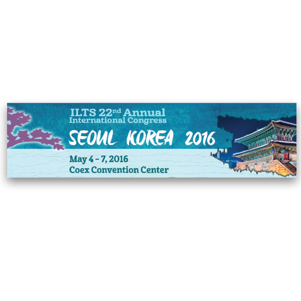 Web banner for an International Congress in Seoul, Korea.