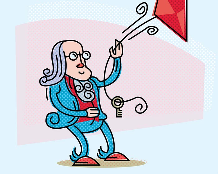 Ben Franklin Illustration