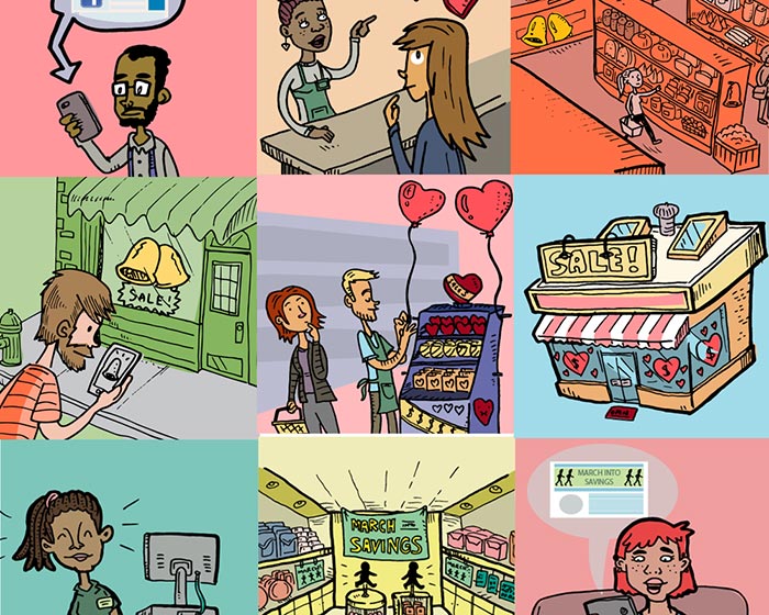 Retail Recipe Illustrations